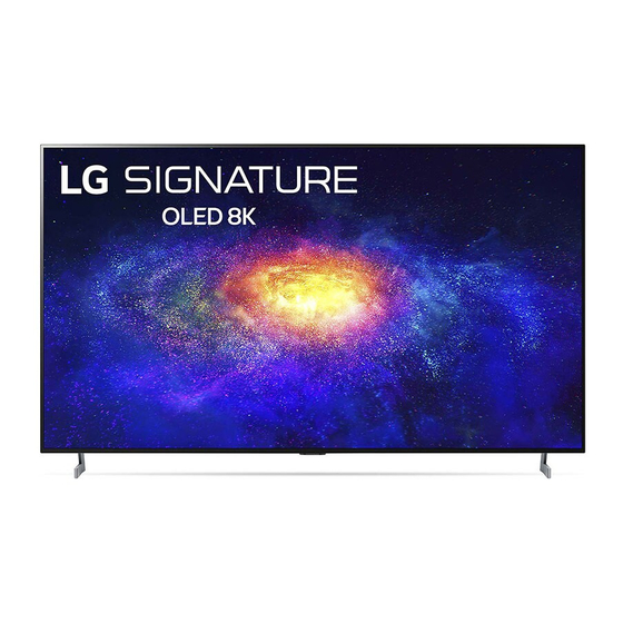 LG SIGNATURE OLED77ZX9LA.AEK Safety And Reference