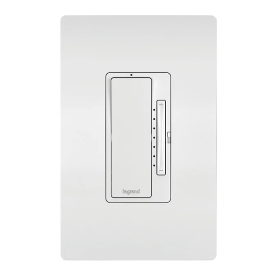 LEGRAND HKRL50 Installation Manual