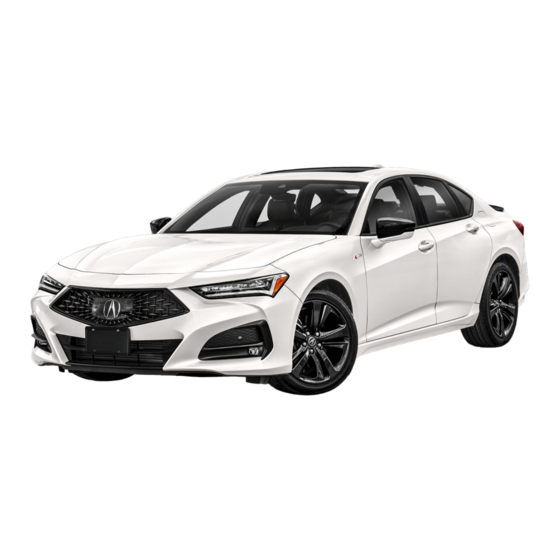 Acura TLX 2023 Owner's Manual