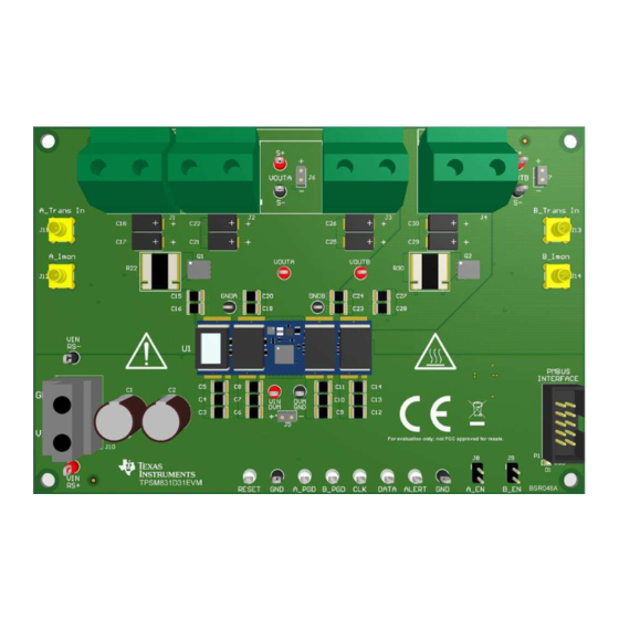 Texas Instruments TPSM831D31 Manuals