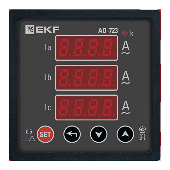 EKF AD-723 Technical Manual
