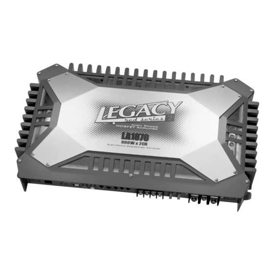 Legacy LA370 User Manual