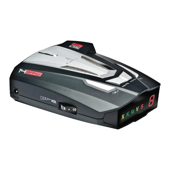 Cobra 14 BAND XRS 9470 Operating Instructions Manual