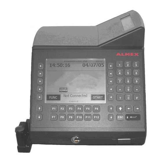 Almex Optima Driver Manual