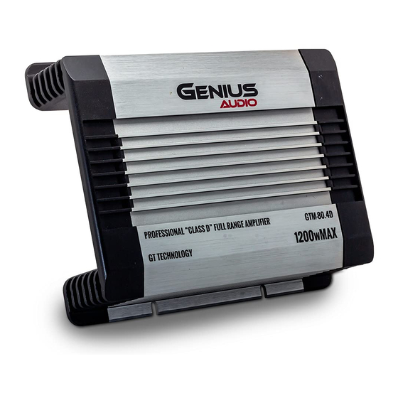 Genius Audio GTM-80.4D User Manual