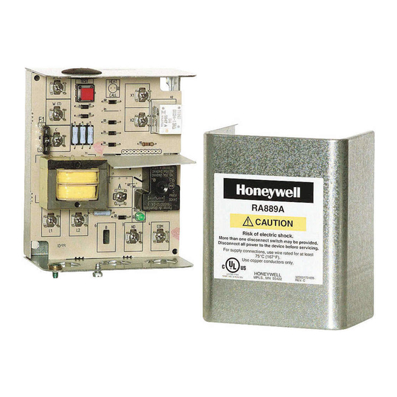 Honeywell RA889A Installation Instructions Manual