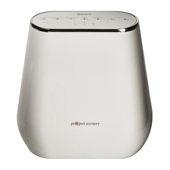 Project Nursery Smart Sound Soother Quick Start Manual