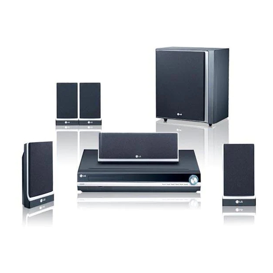 LG LHT754 -  Home Theater System Manuals
