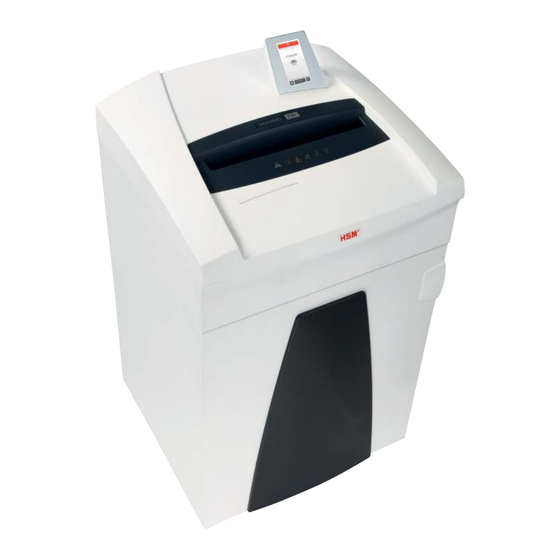 HSM SECURIO P40i Operating Instructions Manual
