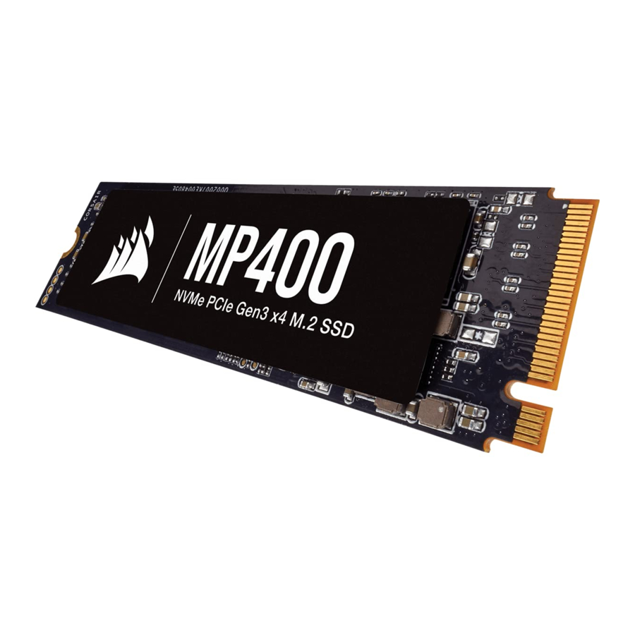 Corsair Force Series, MP400, MP600 PRO XT, MP600 Elite, MP510 Manual