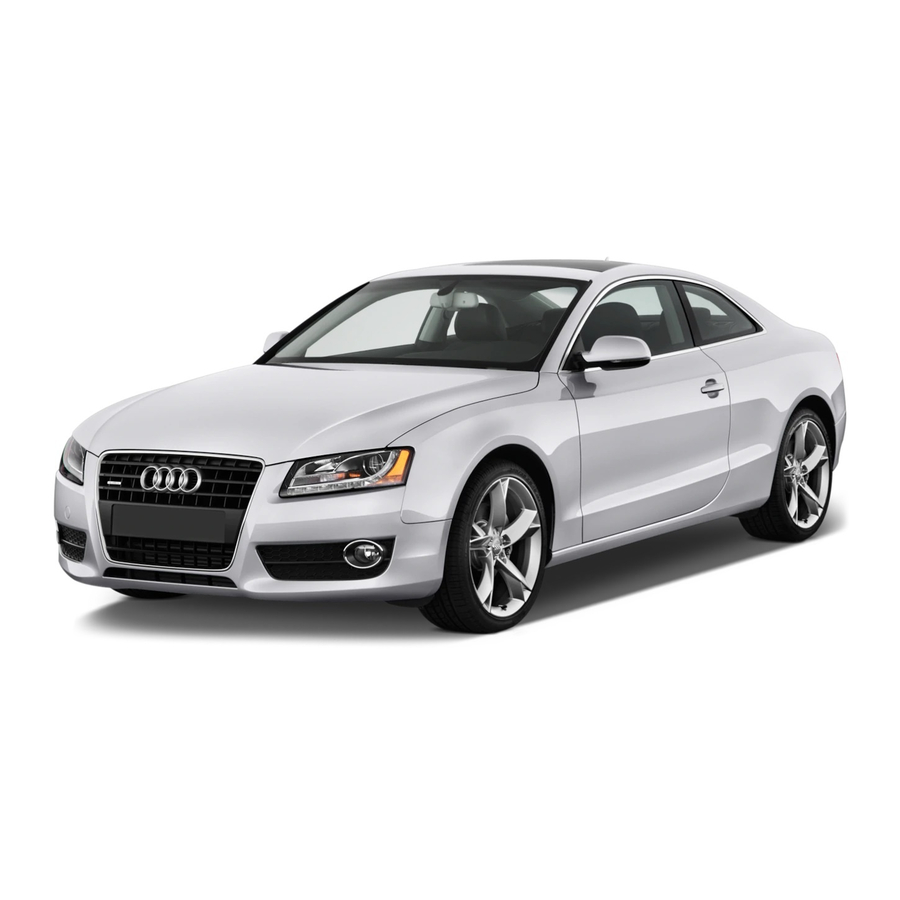 Audi A5 Quick Reference Manual