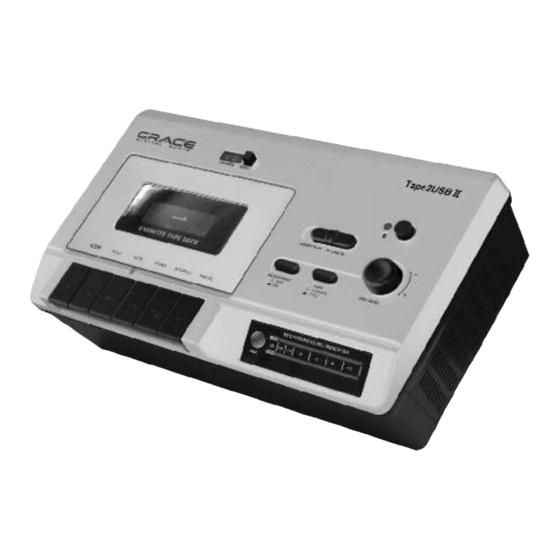 Grace Digital TAPE2USB GDI-T2USB200 User Manual