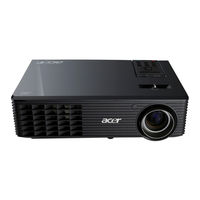 Acer X1161A Series User Manual