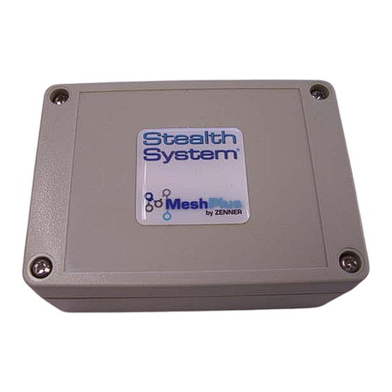 Zenner Stealth Reader 100-0023-001 User Manual