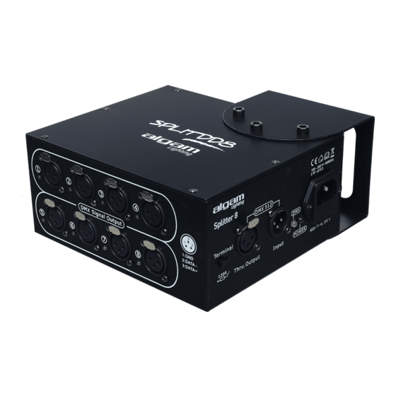 Algam Lighting SPLIT DD8 User Manuals