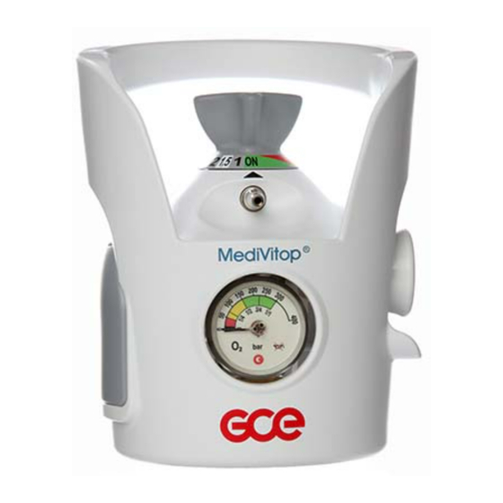 GCE MediVitop Flow Control Equipment Manuals
