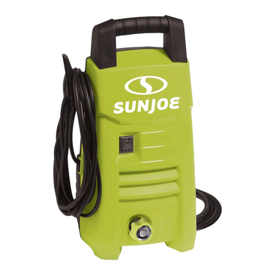 SNOWJOE SUNJOE SPX201E Operator's Manual