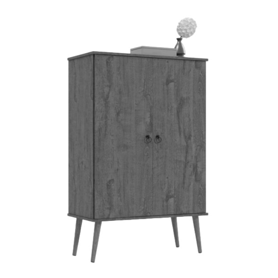 Manhattan Comfort Tribeca Shoe Closet Quick Start Manual