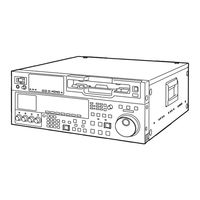 Panasonic AJ-HD1700E Operating Instructions Manual