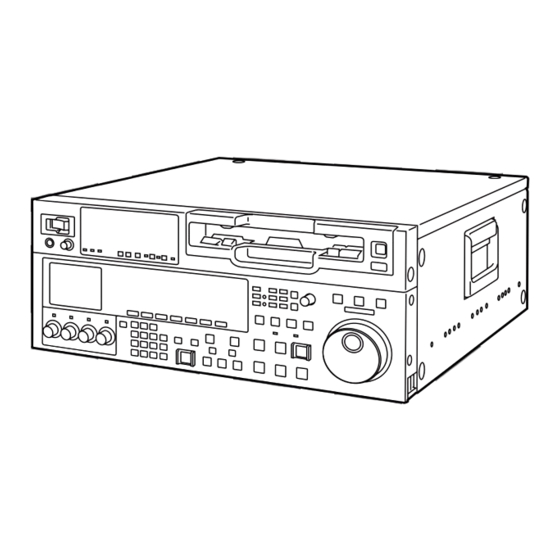 Panasonic AJ-HD1700 Operating Instructions Manual