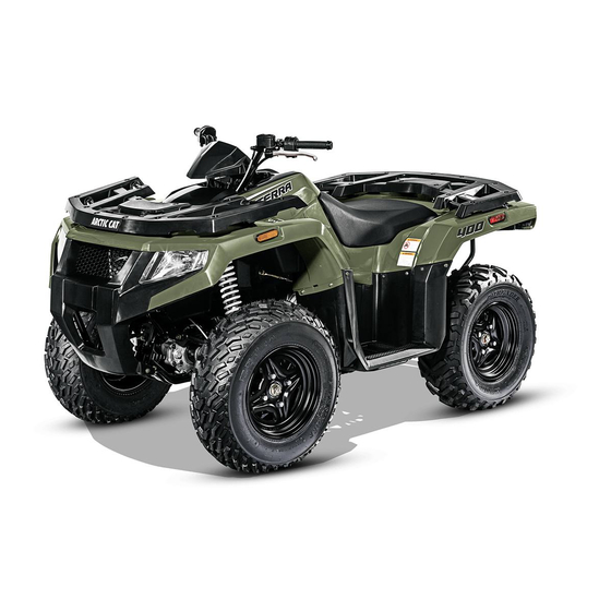 Arctic Cat ALTERRA 500 2017 Operator's Manual