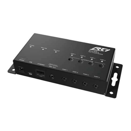 RTI PCM-4 Quick Reference Manual