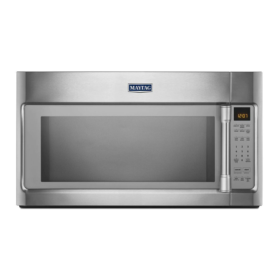 Maytag YMMV4205 Quick Reference Manual