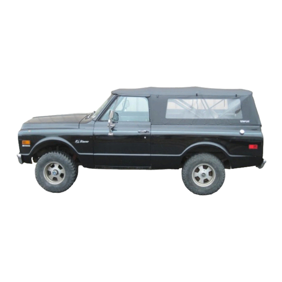 Softopper Chevy Blazer Gen1 Manual