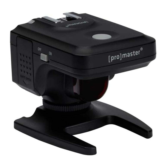 Promaster ST1 Manual