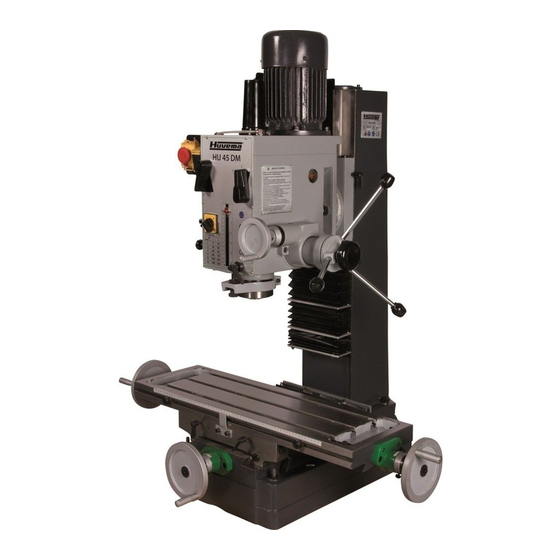Huvema HU 45 DM Operation Manual