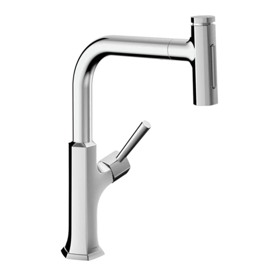 Hans Grohe Locarno Installation/User Instructions/Warranty