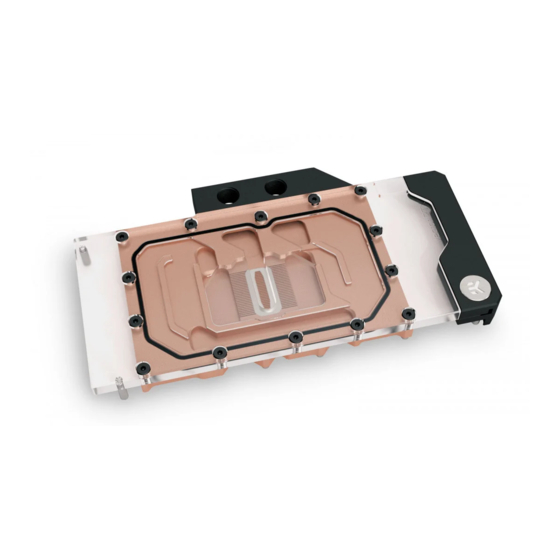 EK-Quantum Vector XC3 RTX 3080/3090 Active Backplate User Manual