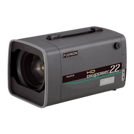 FujiFilm FUJINON XA22x7BES-D8 Operating Manual