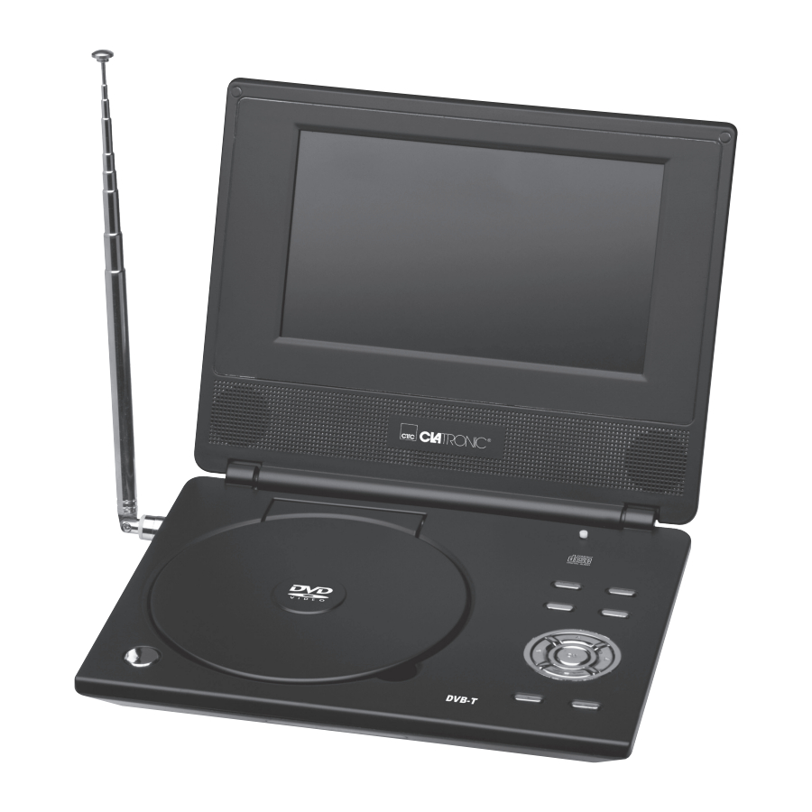 CTC Union Clatronic CTV 805 DVB-T/DVD Manuals
