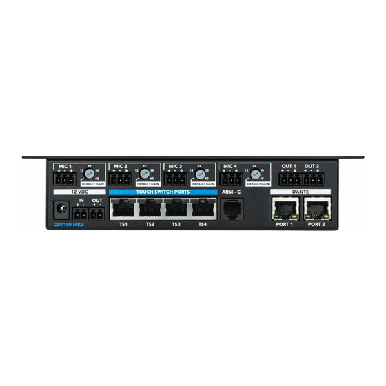 Clockaudio CDT100 MK3 Manuals