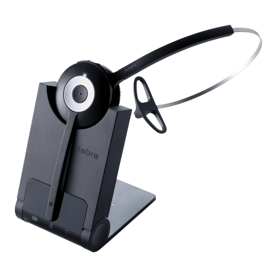 Jabra Pro 920 Mono How Do