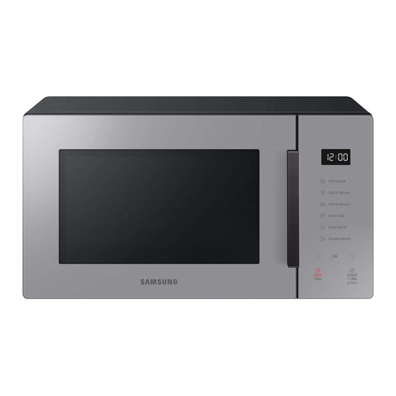 Samsung MS23T5018A Series Microwave Oven Manuals