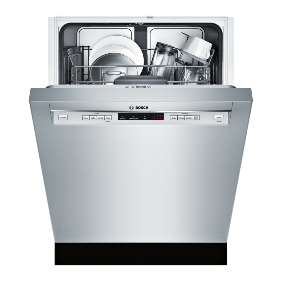 Bosch SHE53T55UC Operating Instructions Manual