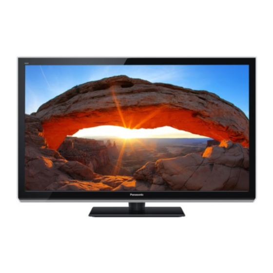 Panasonic Viera TX-P50XT50B Operating Instructions Manual