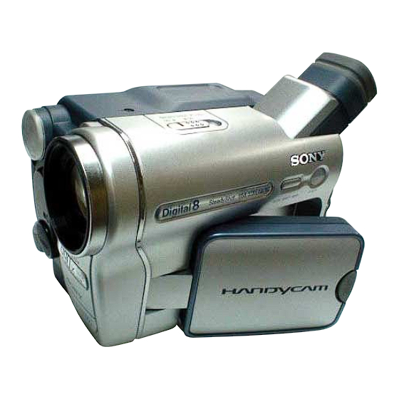 Sony TRV361 Service Manual