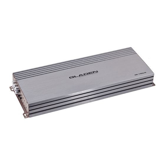 Gladen RC 150c5 User Manual