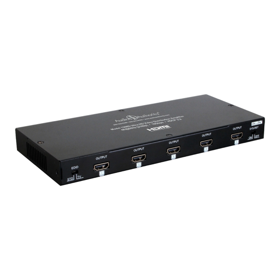 Audio Authority 1398D User Manual