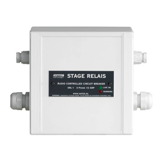 Dateq SRL-1 Controlled Circuit Breaker Manuals