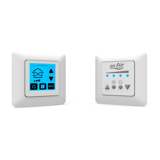 getAir SmartFan TOUCH Installation And Operating Instructions Manual