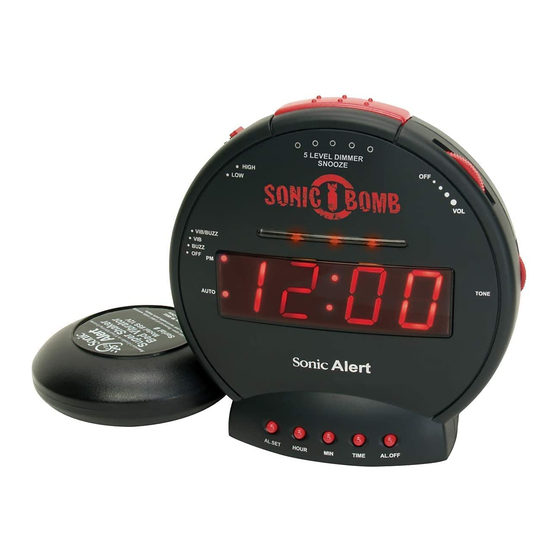 Sonic Alert SBB500SSR Operation Instructions