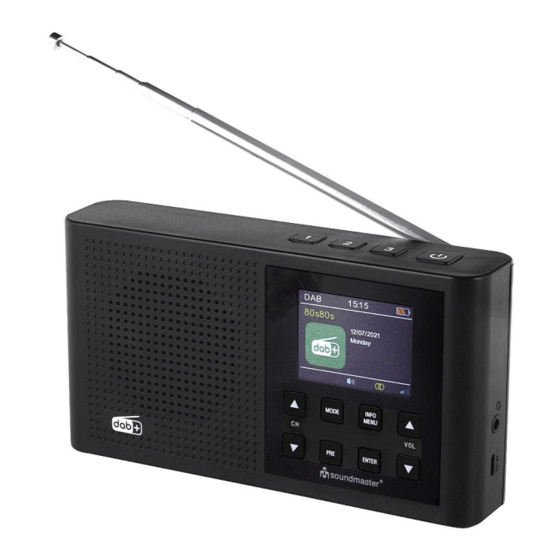 SOUNDMASTER DAB165 Manual