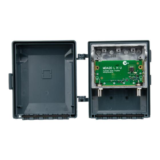 Kingray MDA20HT Installation Manual
