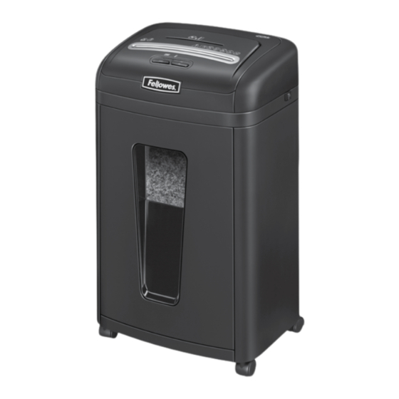 Fellowes POWERSHRED 450Ms Manual