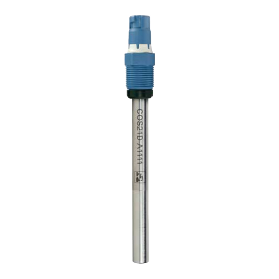 Endress+Hauser Oxymax H COS21D Operating Instructions Manual