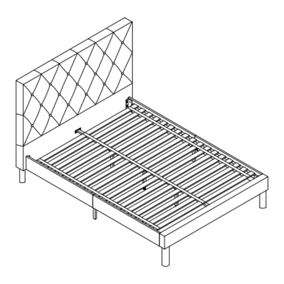 JWA GREY QUEEN BED 69762 Assembly Instruction Manual